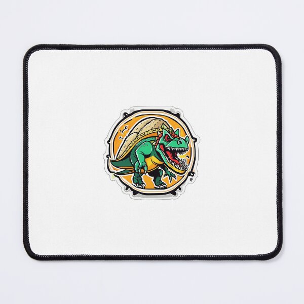 Item preview, Prepping Taco Dinosaur (Taco-Saurus) Die-Cut Sticker designed and sold by Daniel-DL.