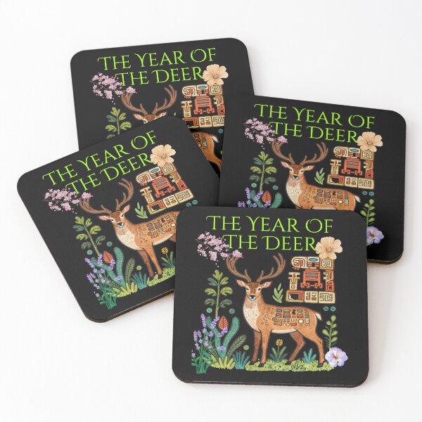 Item preview, The Mayan Year of The Deer Colorful Design designed and sold by EarthArtDesigns.