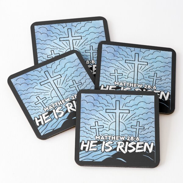 Item preview, He Is Risen – Matthew 28:6 Christian Easter Resurrection Design designed and sold by MoriaStore.