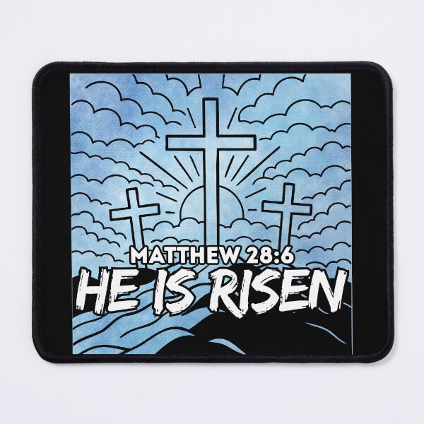 Item preview, He Is Risen – Matthew 28:6 Christian Easter Resurrection Design designed and sold by MoriaStore.