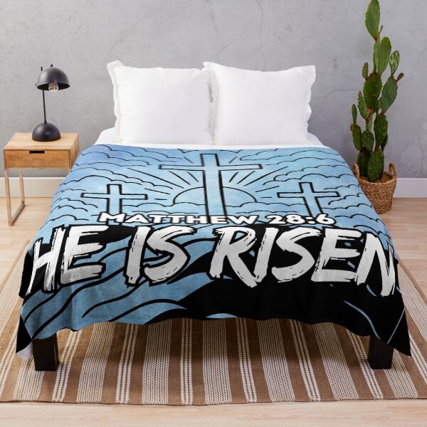 Item preview, He Is Risen – Matthew 28:6 Christian Easter Resurrection Design designed and sold by MoriaStore.