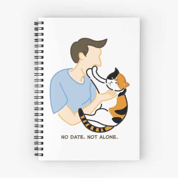 Item preview, Funny Calico Cat No Date Not Alone Anti Valentine Meme designed and sold by JWSmile.