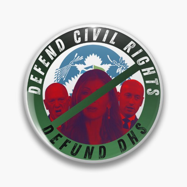 Item preview, Defend Civil Rights, Defund DHS designed and sold by Very Wary.