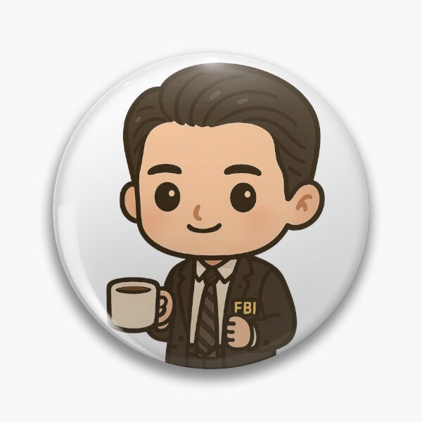 Item preview, Kawaii Agent Cooper – Cute Twin Peaks Illustration designed and sold by Nascent Reality.