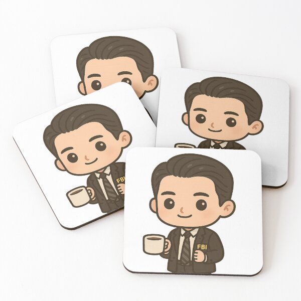 Item preview, Kawaii Agent Cooper – Cute Twin Peaks Illustration designed and sold by Nascent Reality.