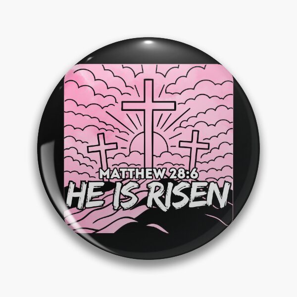 Item preview, He Is Risen – Matthew 28:6 - Easter Resurrection Design designed and sold by MoriaStore.