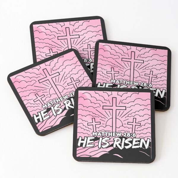 Item preview, He Is Risen – Matthew 28:6 - Easter Resurrection Design designed and sold by MoriaStore.
