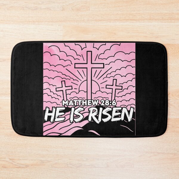 Item preview, He Is Risen – Matthew 28:6 - Easter Resurrection Design designed and sold by MoriaStore.