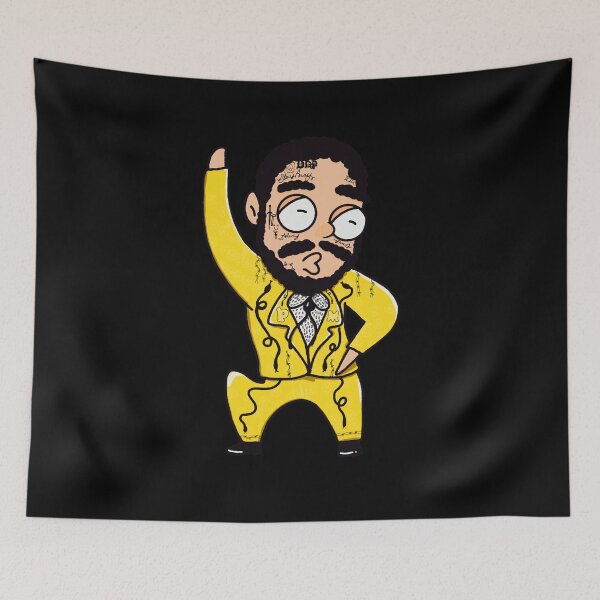 Item preview, Post Malone – Live Retro Rockstar Collage designed and sold by pevapaz.
