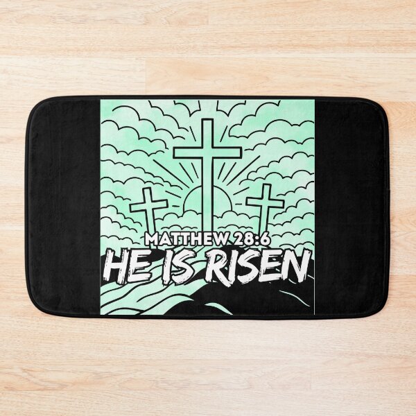 Item preview, He Is Risen – Matthew 28:6 - Easter Resurrection designed and sold by MoriaStore.