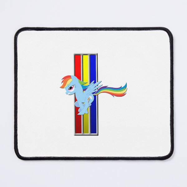 Item preview, mustang rainbow dash (logo) designed and sold by AndrewThomas9.