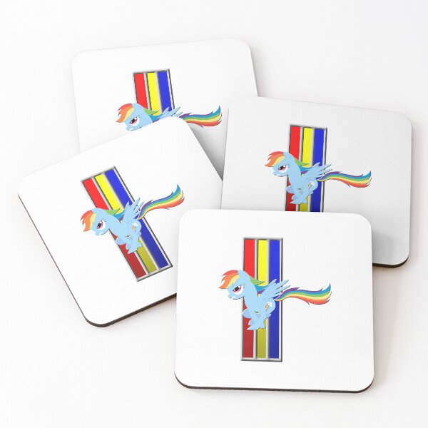 Item preview, mustang rainbow dash (logo) designed and sold by AndrewThomas9.