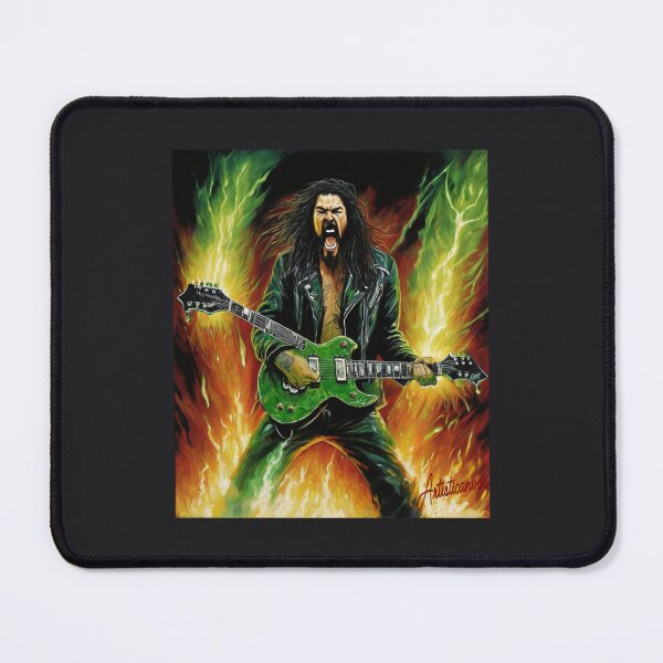 Item preview, Green Thrash Fury – Metal Icon designed and sold by Artisticanvas.