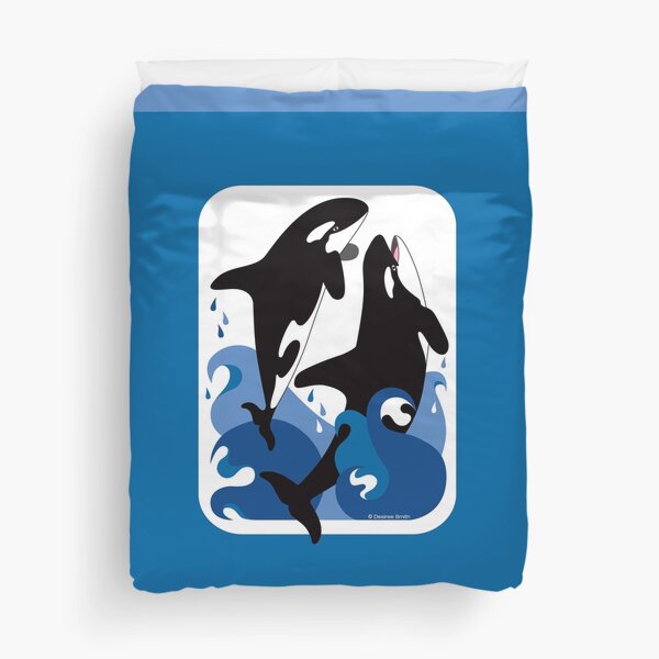 Orca Whale #2 Duvet Cover