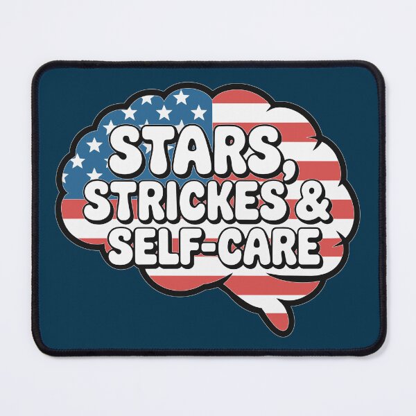 Item preview, MindOverStripes™ – Patriotic Mental Health Awareness Stars Strikes & Self-Care Design designed and sold by ُEldalal-Design.