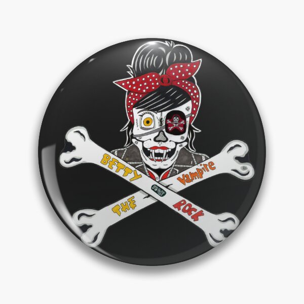 Item preview, BETTY ROCK THE VAMPIRE , designed and sold by BCBurnings.