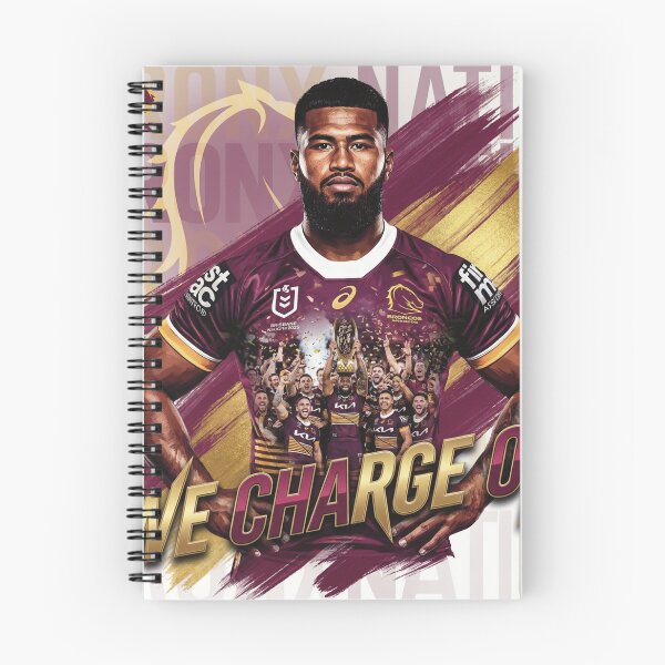 Item preview, Payne Haas Brisbane Broncos 2025 Premiers Tribute Poster designed and sold by Vibes To VIsual.