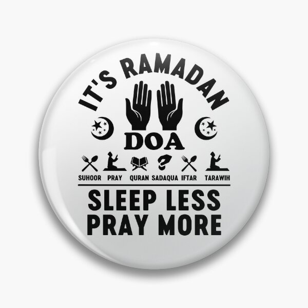 Item preview, It's Ramadan Sleep Less Pray More Funny Islamic Quote Praying Prayer Religious Ramadan Kareem designed and sold by gunaone-design.
