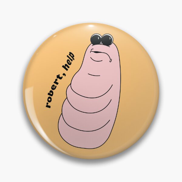 Item preview, Marcus The Worm "Robert, Help" designed and sold by trblmkrspace.