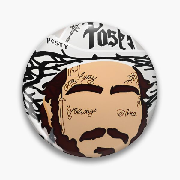Item preview, Post Malone – Live Retro Rockstar Collage designed and sold by pevapaz.
