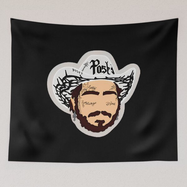 Item preview, Post Malone – Live Retro Rockstar Collage designed and sold by pevapaz.