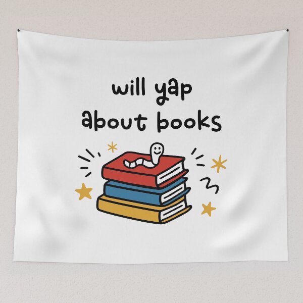 Item preview, Will Yap About Books Book Lover Reading Bookworm Librarian Bookish designed and sold by gunaone-design.