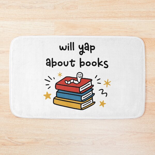 Item preview, Will Yap About Books Book Lover Reading Bookworm Librarian Bookish designed and sold by gunaone-design.