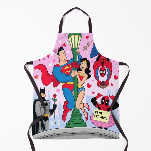 Item preview, Superhero Valentine's Romance | DC Marvel Crossover Fan Art designed and sold by Midnight Veil Designs.