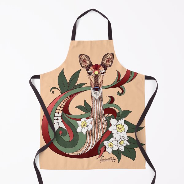 Item preview, Deer Spirit Animal with Daffodils designed and sold by Free-Spirit-Meg.