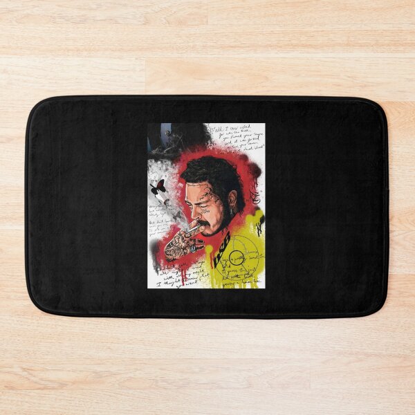 Item preview, Post Malone – Live Retro Rockstar Collage designed and sold by pevapaz.
