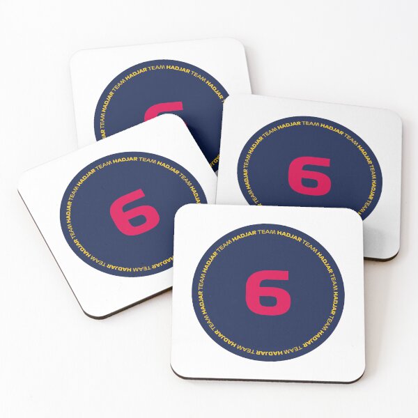 Item preview, Isack Hadjar - Team Hadjar #6 Sticker designed and sold by Stick On Sports.
