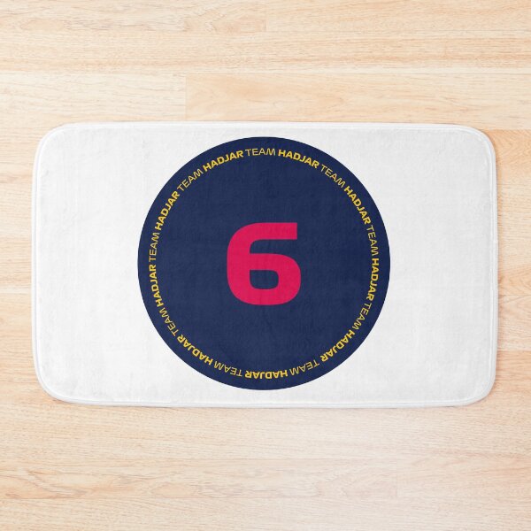 Item preview, Isack Hadjar - Team Hadjar #6 Sticker designed and sold by Stick On Sports.