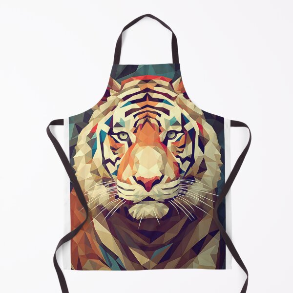 Item preview, Tigre Low Poly Tonos clásicos  designed and sold by Hipatye26.