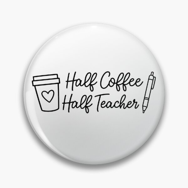 Item preview, Half Coffee Half Teacher Funny Teacher Coffee Lover Appreciation Day Gift designed and sold by gunaone-design.