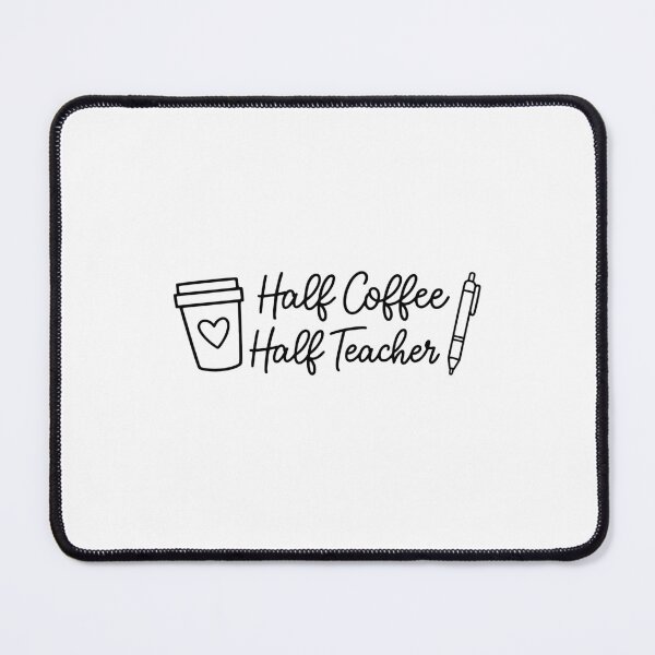 Item preview, Half Coffee Half Teacher Funny Teacher Coffee Lover Appreciation Day Gift designed and sold by gunaone-design.