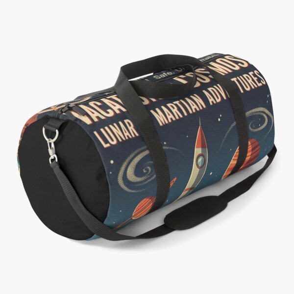 Item preview, Vintage Retro Space Tourism Poster - Lunar & Martian Adventures designed and sold by TSE DESIGN.