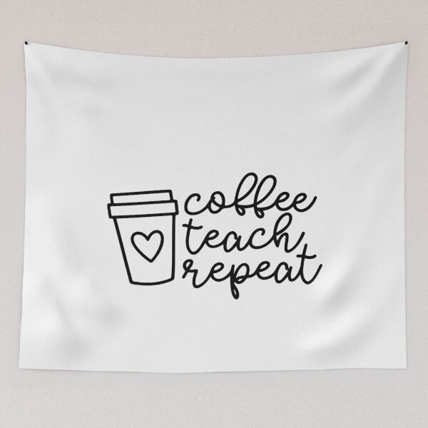 Item preview, Coffee & Teaching Funny Teacher Coffee Addicttion designed and sold by gunaone-design.