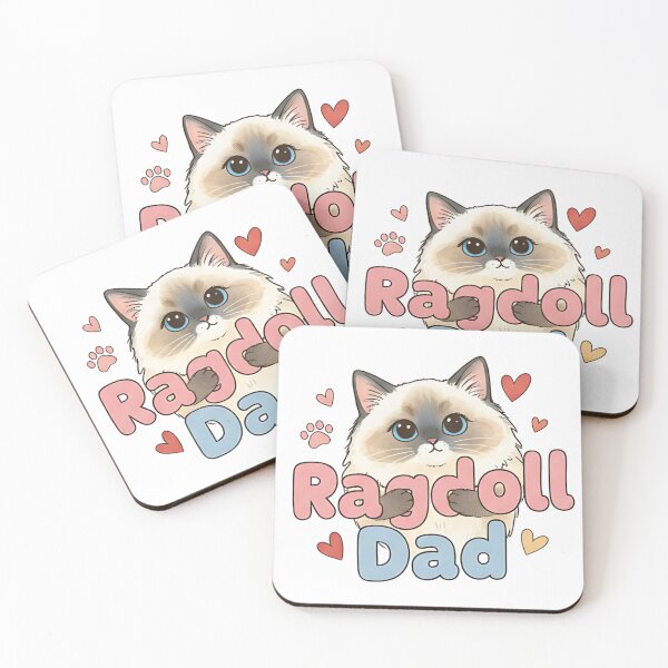 Item preview, Cute Ragdoll Cat Graphic – Fluffy Blue‑Eyed Ragdoll Illustration designed and sold by Muzgle.