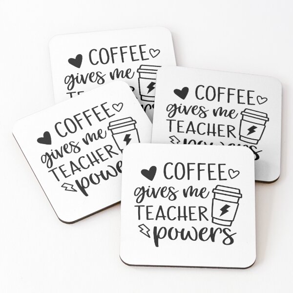 Item preview, Coffee Gives Me Teacher Powers Funny Teacher Life Coffee Lover Appreciation Day designed and sold by gunaone-design.