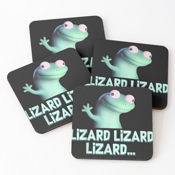 Item preview,  Weirdcore Animal Lizard Lizard Lizard - Derpy Lizard Button designed and sold by TDess.