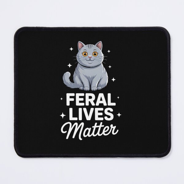 Item preview, Cat Rescue Feral Lives Matter Cat Rescuer Cat Adoption T-Shirt designed and sold by CcConsultingS.