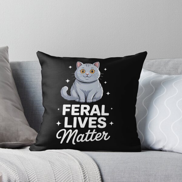 Item preview, Cat Rescue Feral Lives Matter Cat Rescuer Cat Adoption T-Shirt  designed and sold by CcConsultingS.