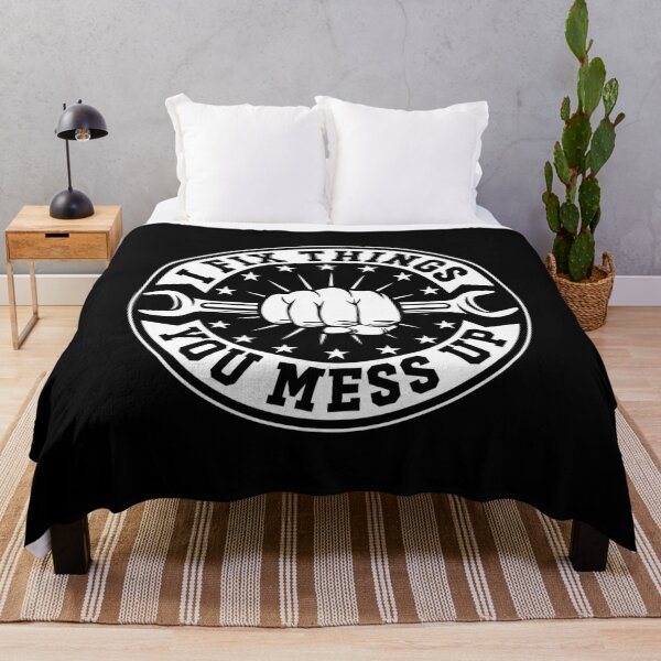 Item preview, I Fix Things You Mess Up Funny Handyman Car Mechanic Garage Humor designed and sold by gunaone-design.