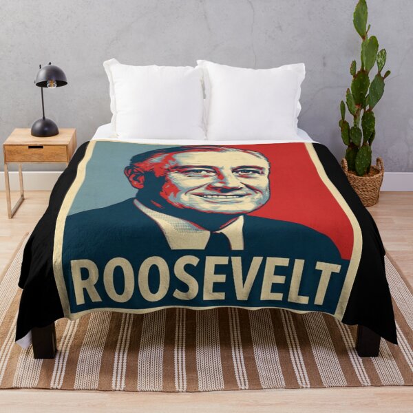 Item preview, Franklin D. Roosevelt Hope Style Retro Poster Art  designed and sold by Anya Byron.