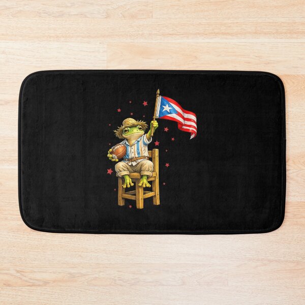 Item preview, Coquí Frog Football Fan with Puerto Rico Flag T-Shirt designed and sold by CcConsultingS.