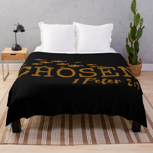 Item preview, Chosen – 1 Peter 2:9 Christian Typography - Brown Design designed and sold by MoriaStore.