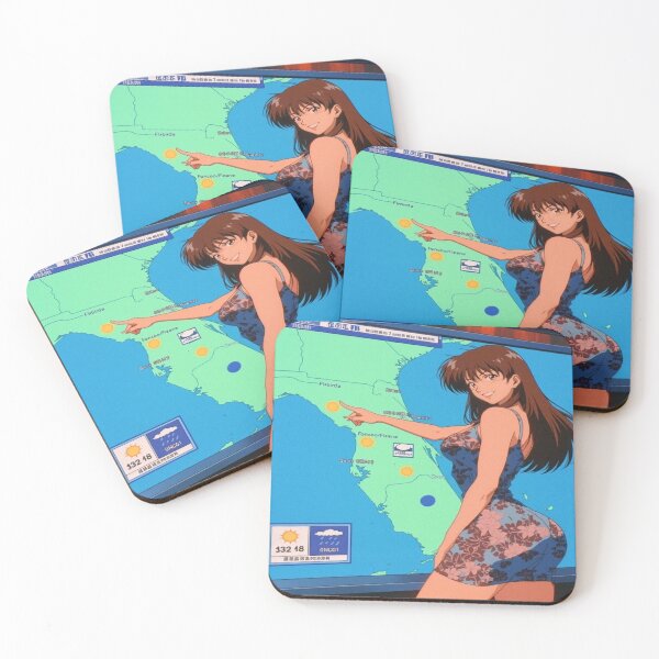 Item preview, Retro anime weather reporter designed and sold by Neon Sparrow.