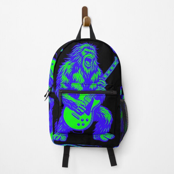 Item preview, Bigfoot Rock Guitarist – Sasquatch Shredding An Electric Guitar Art designed and sold by WilderRoads.