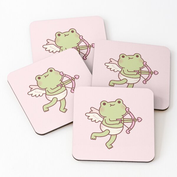 Item preview, Cute Frog Cupid Angel designed and sold by rustydoodle.