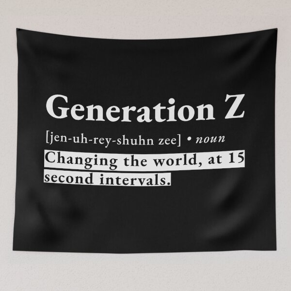 Item preview, Generation Z funny dictionary definition designed and sold by NeonTeePrint.
